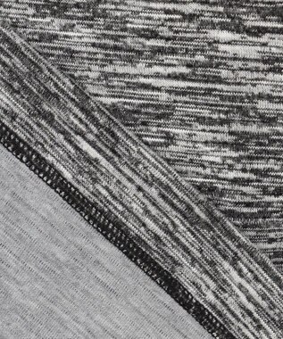 JOSEPH ABBOUD MOUNTAIN 【UNISEX】ランダムスラブリップTシャツ ライトグレー系