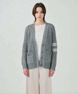 GRACE CONTINENTAL ラメニットカーディガン
