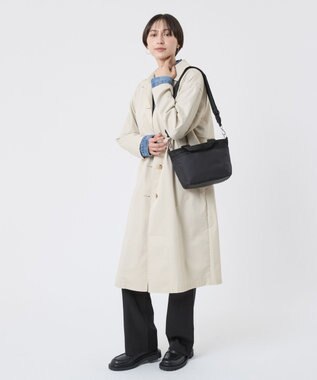 LeSportsac SMALL BUCKET TOTE/リサイクルドブラックJP リサイクルドブラックJP