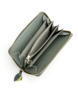 IBIZA リモーネス　ラウンドファスナー長財布 薄黄色