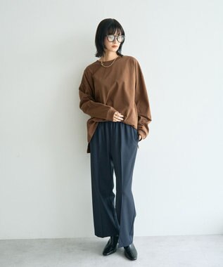 YECCA VECCA コットンルーズプルオーバー Light Yellow