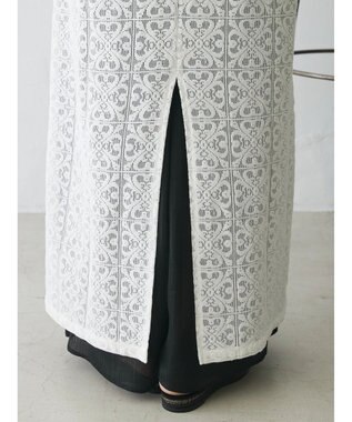 Green Parks AnriettMusee レースロングワンピース Off White