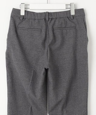 J.PRESS LADIES 【洗える】チェルビックチェック テーパード パンツ グレー系3
