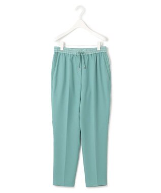 ICB 【接触冷感・UVケア・速乾・洗える】FluidBackSatin ドロストパンツ セラドン系