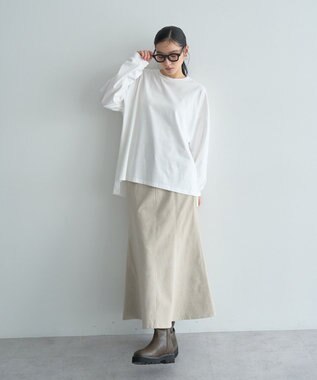 YECCA VECCA コットンルーズプルオーバー Light Yellow