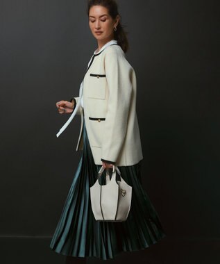 23区 アウトシームミニショルダー バッグ アイボリー系