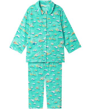 tsumori chisato SLEEP ツモリチサト パジャマ 綿100%(本体) 楊柳素材 9分袖 長袖 9分丈 レディース UDT310 /ワコール