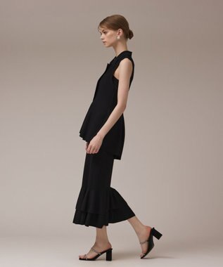 GRACE CONTINENTAL ビジューニットベスト ブラック