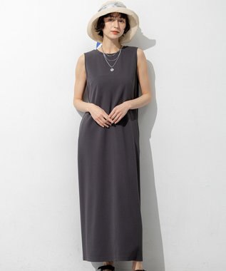 23区 【予約】ダブルフェイスジャージー Iラインワンピース