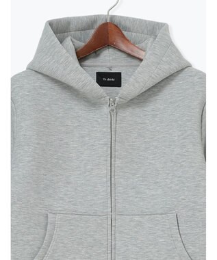 Te chichi ダンボールWジップフーディ グレー