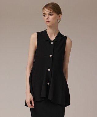 ビジューニットベスト