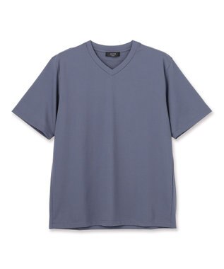 JOSEPH HOMME 新色追加【機能素材】ハイゲージベアスムース　VネックＴシャツ ＜新色＞ダルブルー系