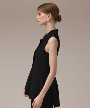 GRACE CONTINENTAL ビジューニットベスト ブラック