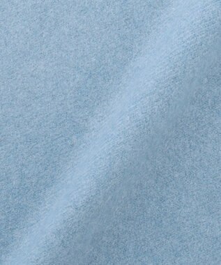 UNFILO 【WEB/一部店舗限定】ふわふわニット 三角ストール サックス