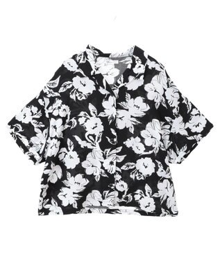 CRAFT STANDARD BOUTIQUE レーヨン総柄シャツ Flower