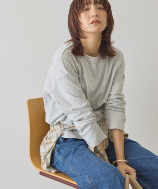 AMERICAN HOLIC クルーネックスクエアヘムプルオーバー