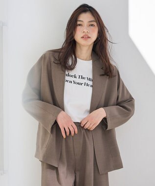 ANY テックリネンドルマンジャケット モカ