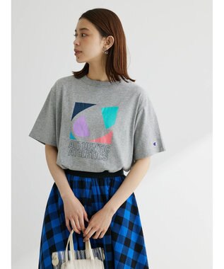 Green Parks ■Ｃｈａｍｐｉｏｎ　ロゴｐｔＴシャツ Off White