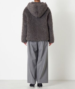 NAVE 【ReNAVE】プードルボア ジャケット チャコール系