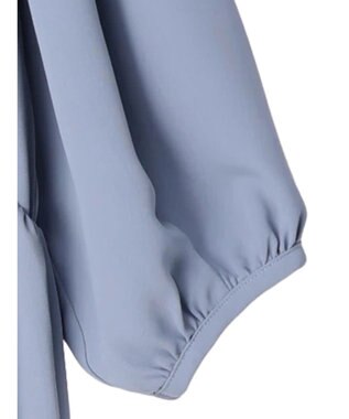 Green Parks ａ．衿付き切り替えワンピース Blue