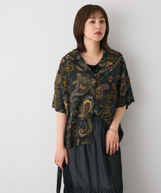 CRAFT STANDARD BOUTIQUE レーヨン総柄シャツ Paisley