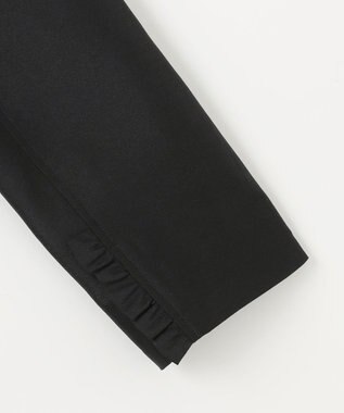 組曲 フリルディテールシアー ジャケット ブラック系