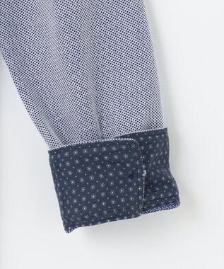 JOSEPH ABBOUD 【オーガニックコットン】ダディポロシャツ ブルー系