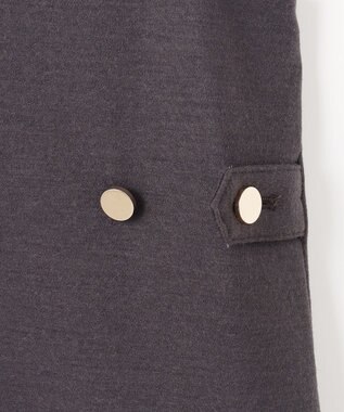 J.PRESS LADIES S 【洗える】ウールスムース ジャンパースカート グレー系