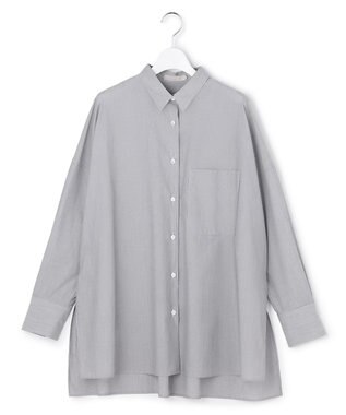 ICB 【先行予約】 クリーンブロード ポンチョシャツ ブラックストライプ