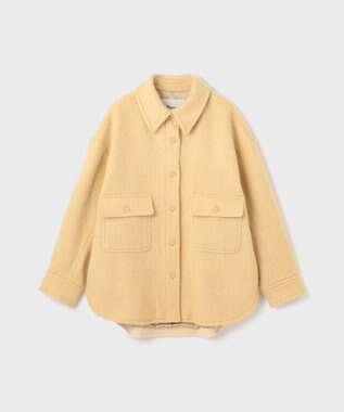 GRACE CONTINENTAL ウールオーバーシャツ イエロー