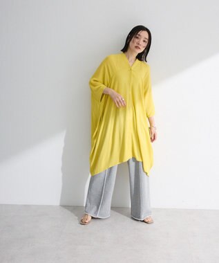Green Parks Ｉ　レーヨンクレープチュニック Yellow