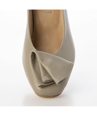 MODE ET JACOMO <D'ICI>プリーツモチーフパンプス ライトオーク