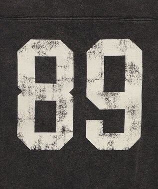 WEGO 【ユニセックス着用ITEM】ケミカルウォッシュナンバリングプルオーバー ブラックその他