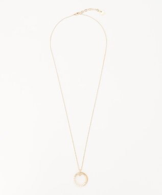 J.PRESS LADIES リングパール ワントップ ネックレス ゴールド系