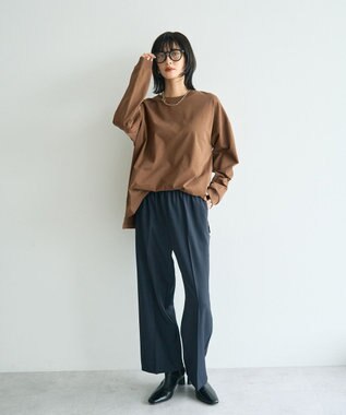 YECCA VECCA コットンルーズプルオーバー Light Yellow