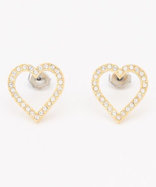 TOCCA WISH IN HEART PIERCED EARRINGS ピアス ゴールド系