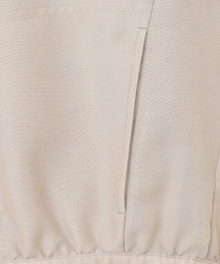 自由区 【カタログ掲載・接触冷感・洗える】ブライトシアーノーカラー ブルゾン サンド