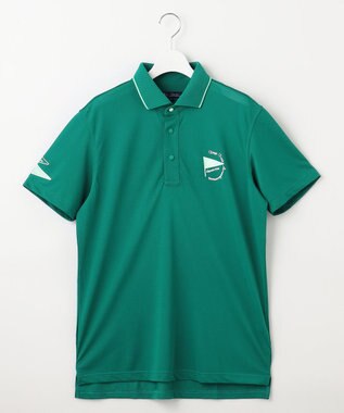 23区GOLF 【MEN】【吸水速乾・UVケア】ストレッチメッシュ ポロ パイングリーン系