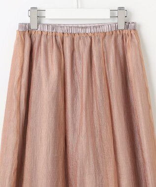 Feroux 【洗える】ニット×フレアスカート セットアップ ピンク系