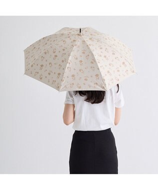 MOONBAT 晴雨兼用日傘 長傘 ボタニカル／遮光 遮熱 UV