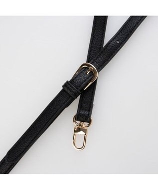 UNBILLION カシュカシュ cachechche / シボフェイクレザー2wayボストンバッグ ブラック