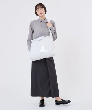 LeSportsac GH DAILY TOTE/ホワイトグリマーシャイン ホワイトグリマーシャイン