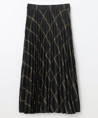 ANY 【10色展開/ウエストゴム】ウーリッシュフラノ プリーツスカート グリーンタータン