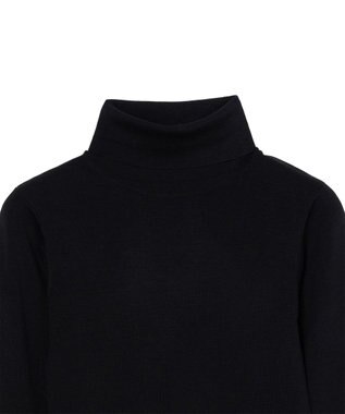 JOSEPH 【WEB&OUTLET限定・洗える】ストレッチシルク　ハイネックニット Black