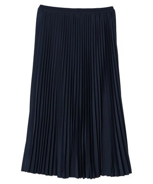 AMERICAN HOLIC 丈違いジョーゼットプリーツスカート Navy