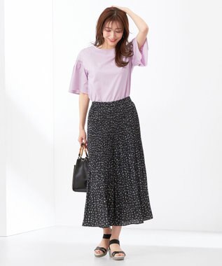 ANY SIS 【洗える】イージープリーツ スカーチョ モノトーン系