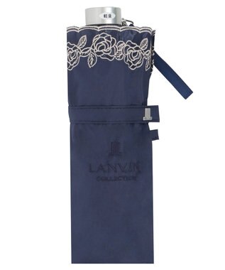 MOONBAT LV雨M P30D*バラオーガンジーカットワーク ディープブルー