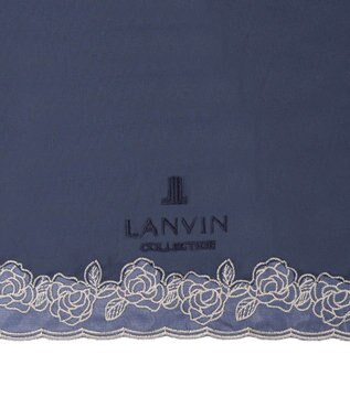 MOONBAT LV雨M P30D*バラオーガンジーカットワーク ディープブルー