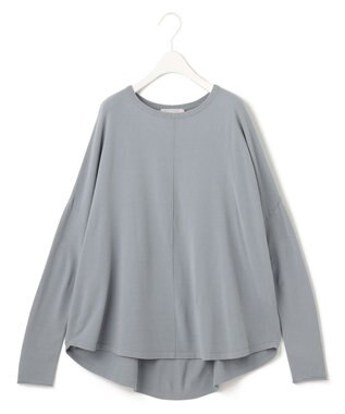 ICB 【洗える】 ヴィスコースワイド プルオーバー アッシュグレー系