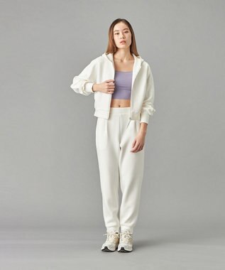 Chacott ダンボールフルジップフーディー オフホワイト